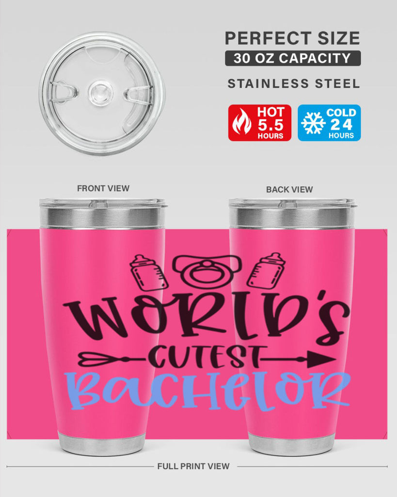 Worlds Cutest Bachelor Style 13#- baby- tumbler
