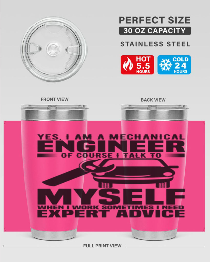Yes I Am A Mechanical Style 1#- engineer- tumbler