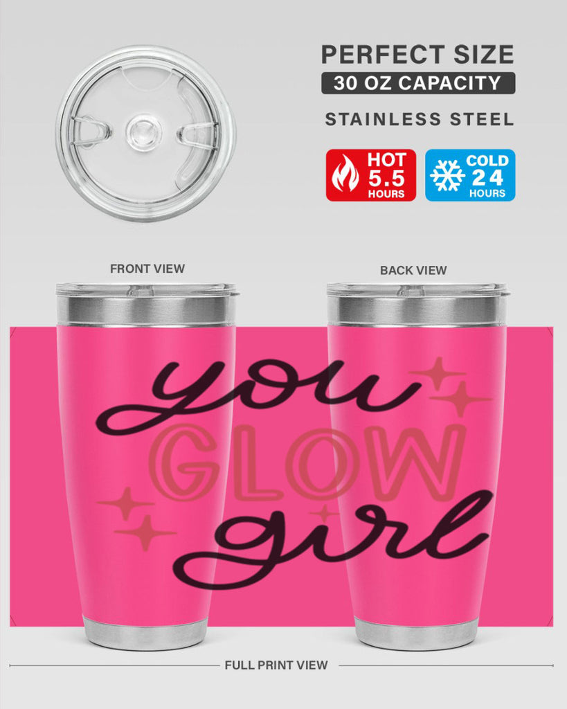 You Glow Girl Style 5#- make up- Tumbler