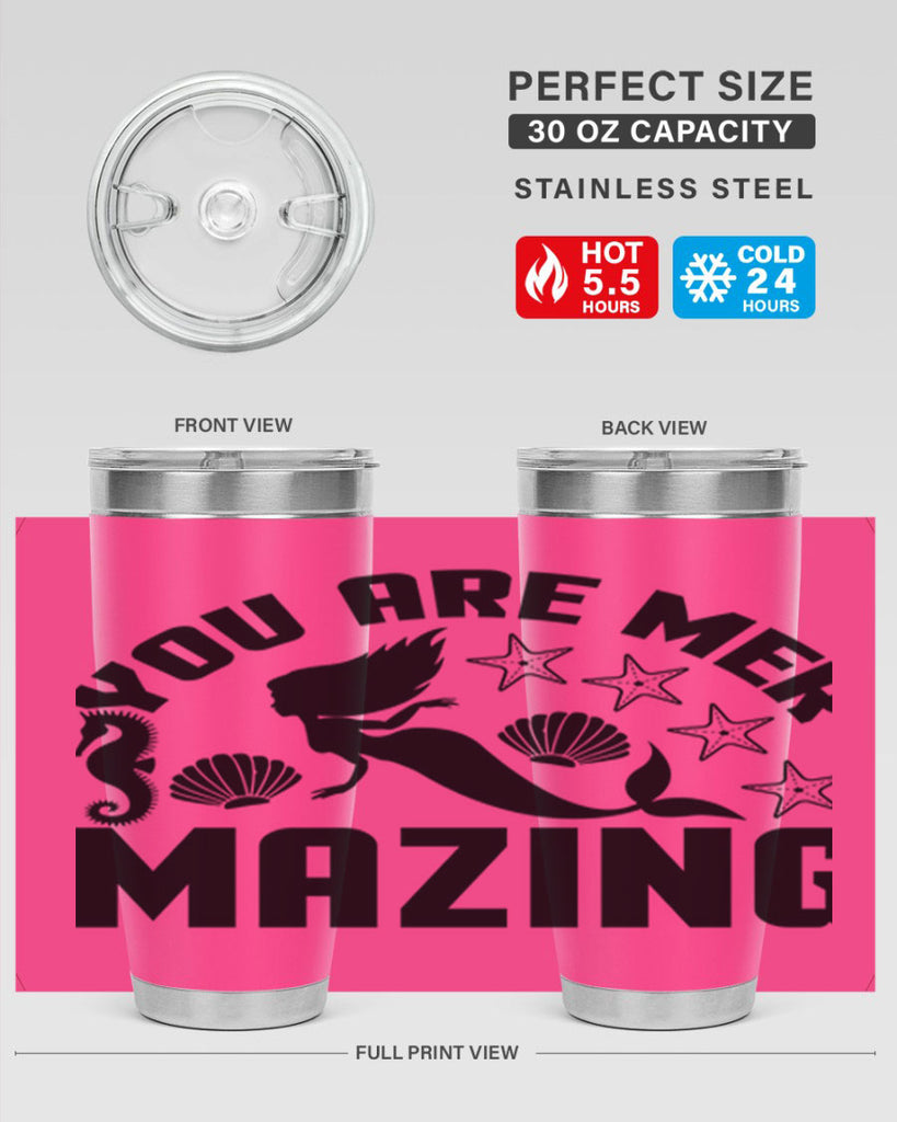 You are mer mazing 685#- mermaid- Tumbler