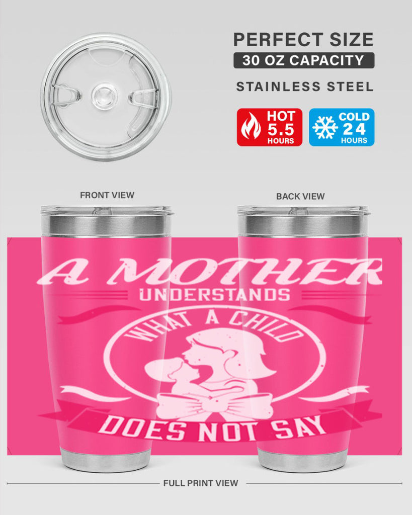 a mother understands 8#- mothers day- Tumbler