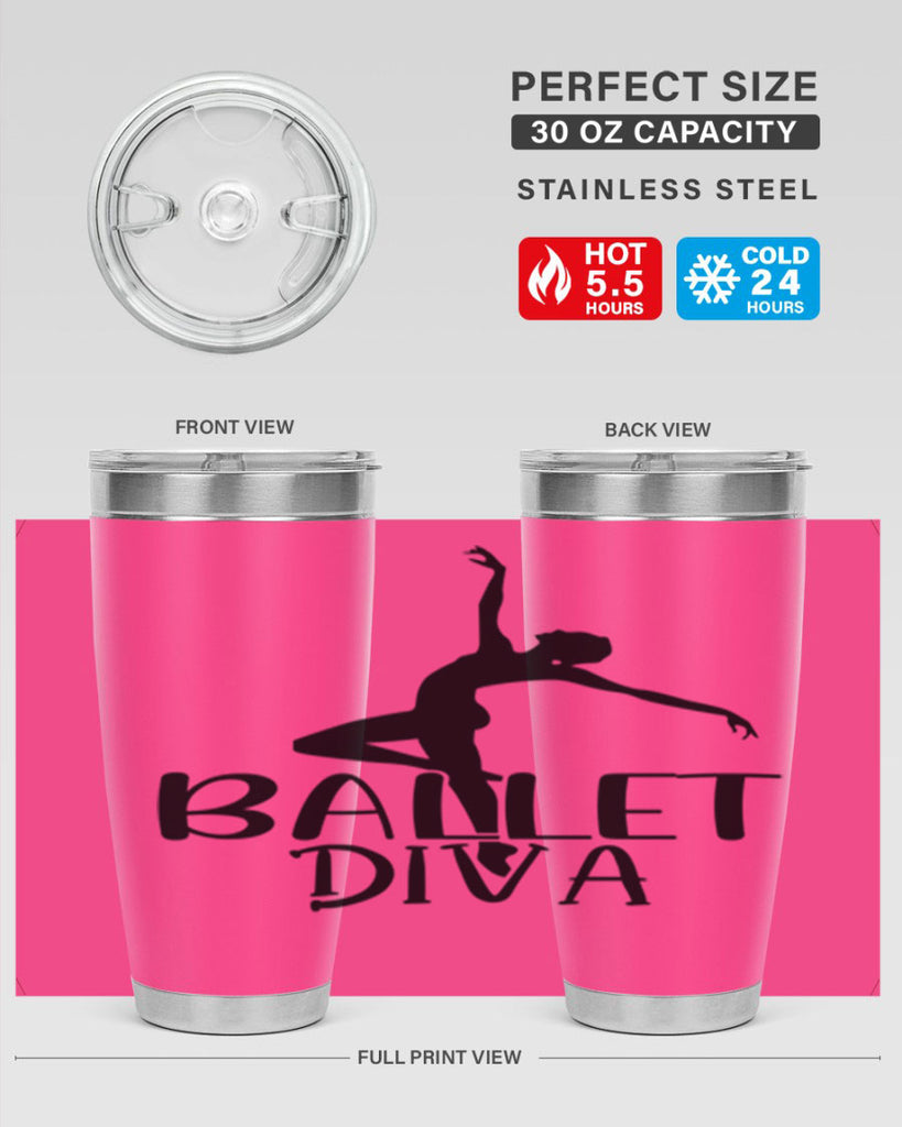 ballet diva6#- ballet- Tumbler