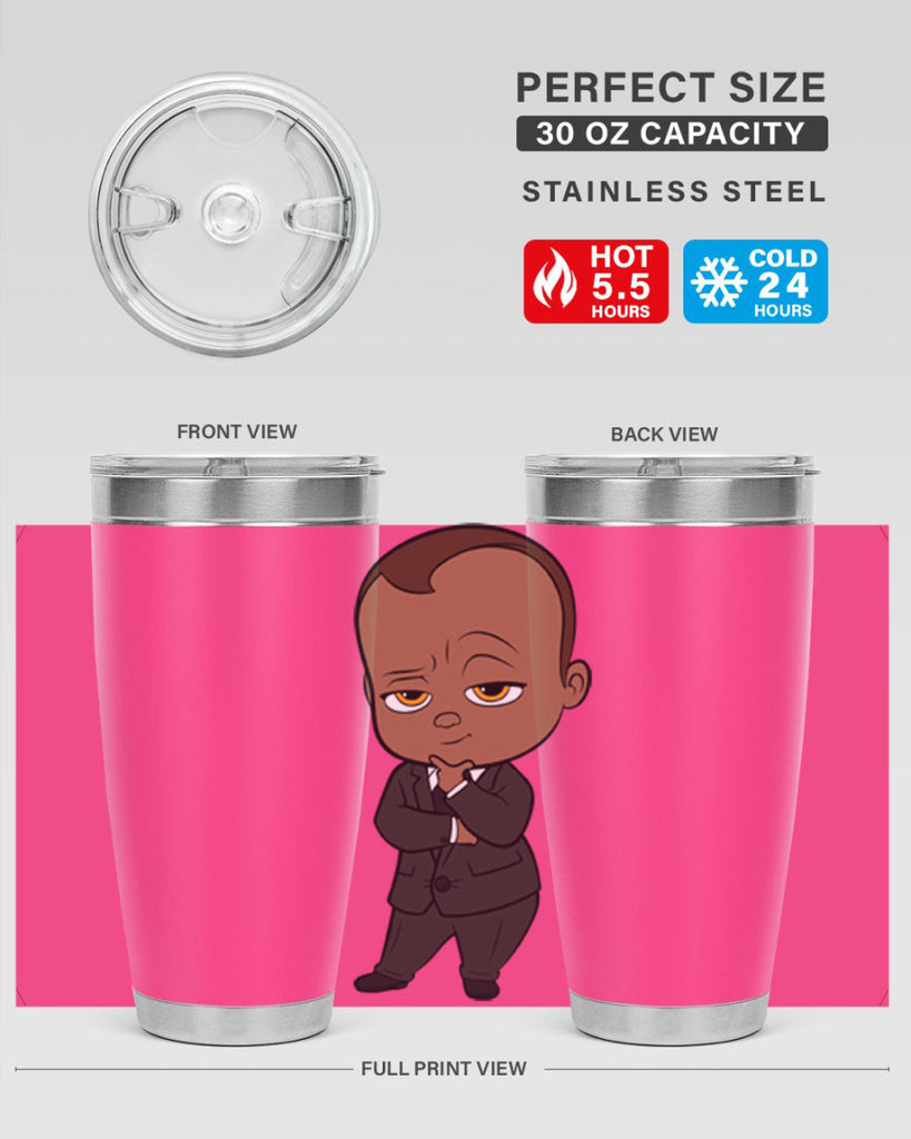 black boy 8#- black men - boys- tumbler