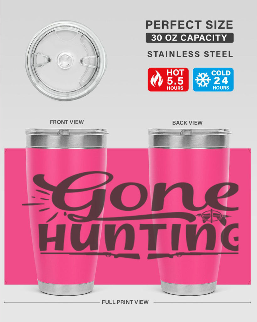 gone hunting 13#- hunting- Tumbler