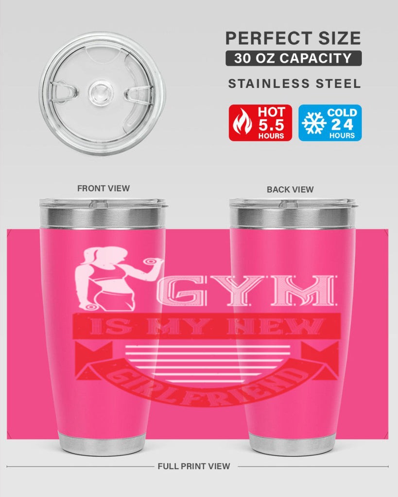 gym is my new girlfriend 97#- gym- Tumbler