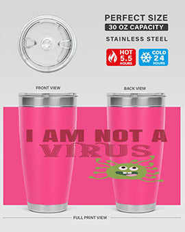 i am not a virus Style 36#- corona virus- Tumbler