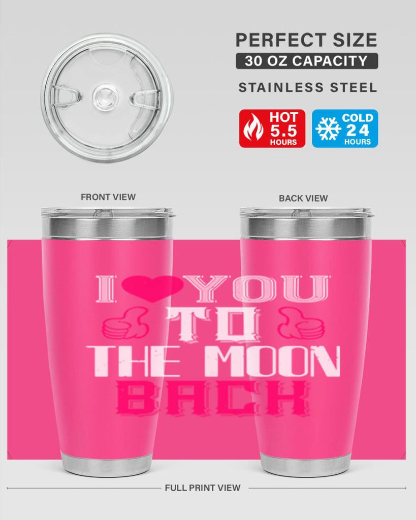 ilove you to the moon beach 49#- valentines day- Tumbler