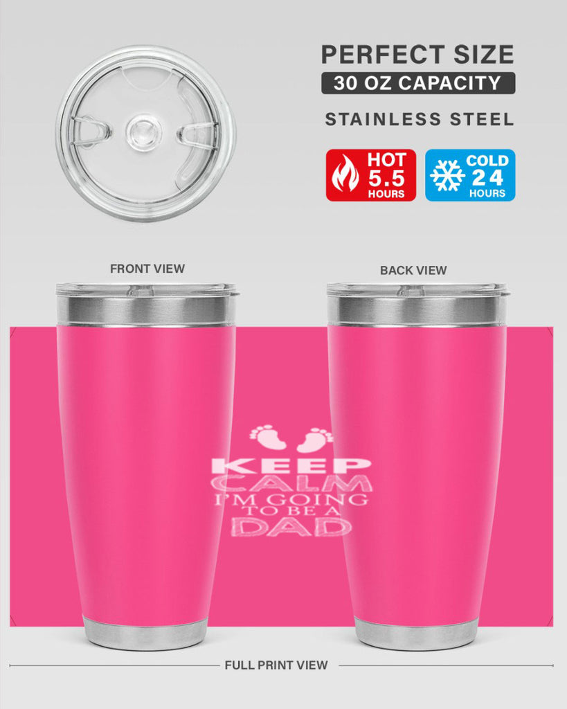 keep clam i am going to be a dad 2#- dad- Tumbler