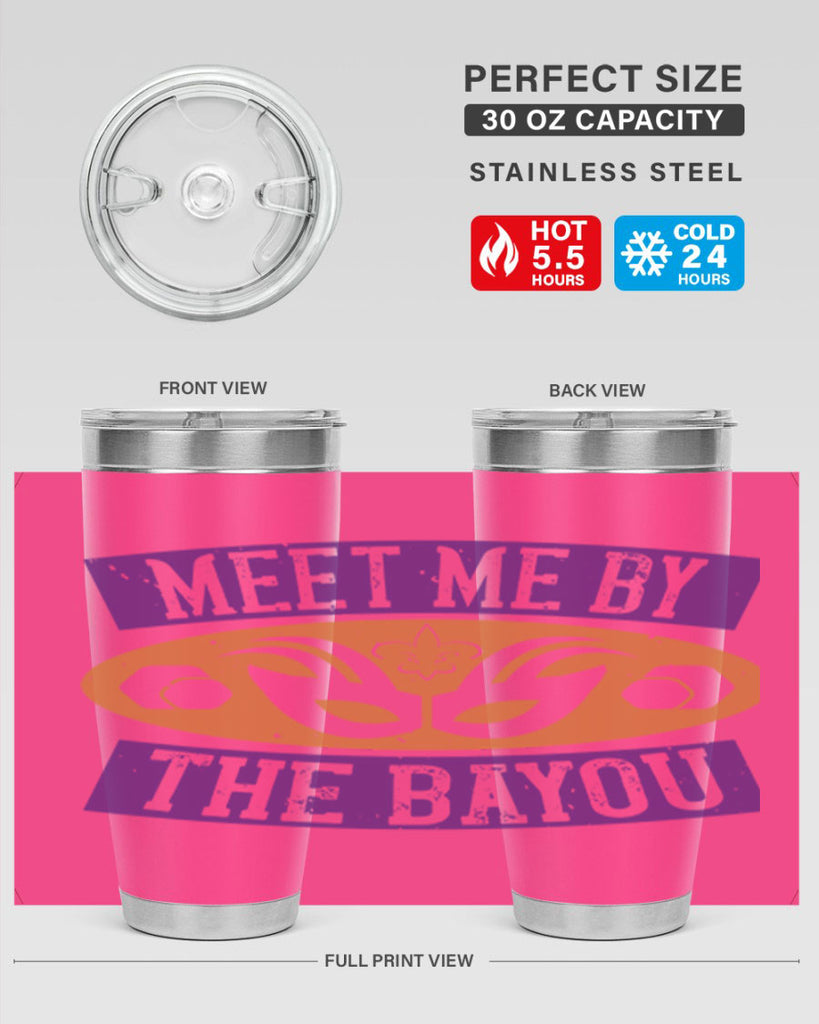 meet me by the bayou 45#- mardi gras- Tumbler