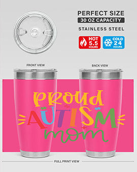 proud autism mom Style 35#- autism- Tumbler