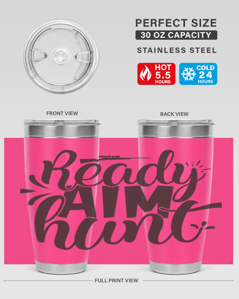 ready aim hunt 4#- hunting- Tumbler