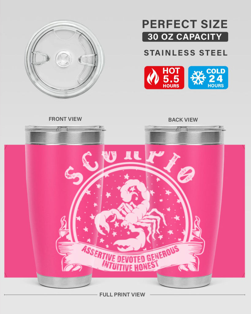 scorpio 30#- zodiac- Tumbler