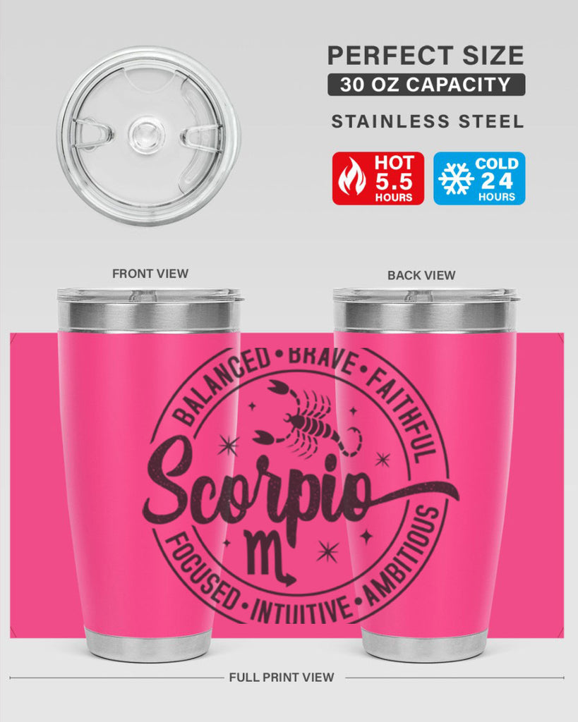 scorpio 438#- zodiac- Tumbler