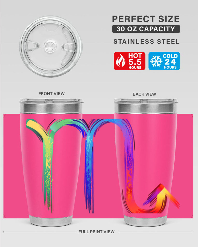 scorpio n 464#- zodiac- Tumbler