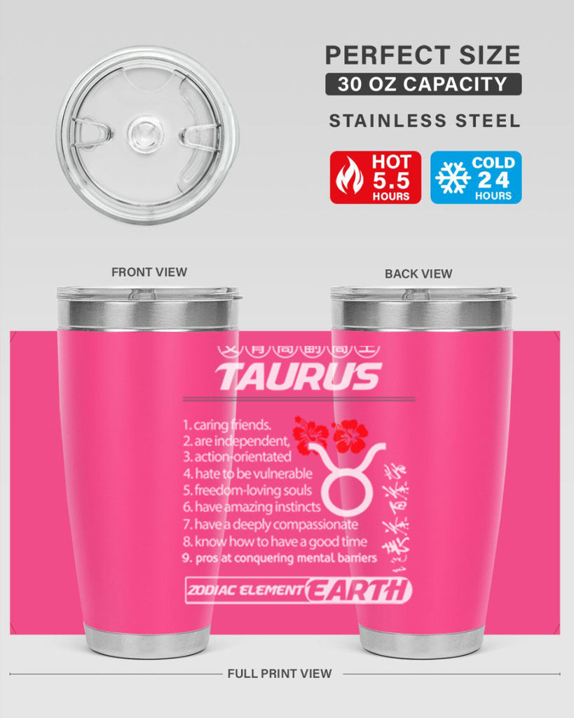 taurus 518#- zodiac- Tumbler