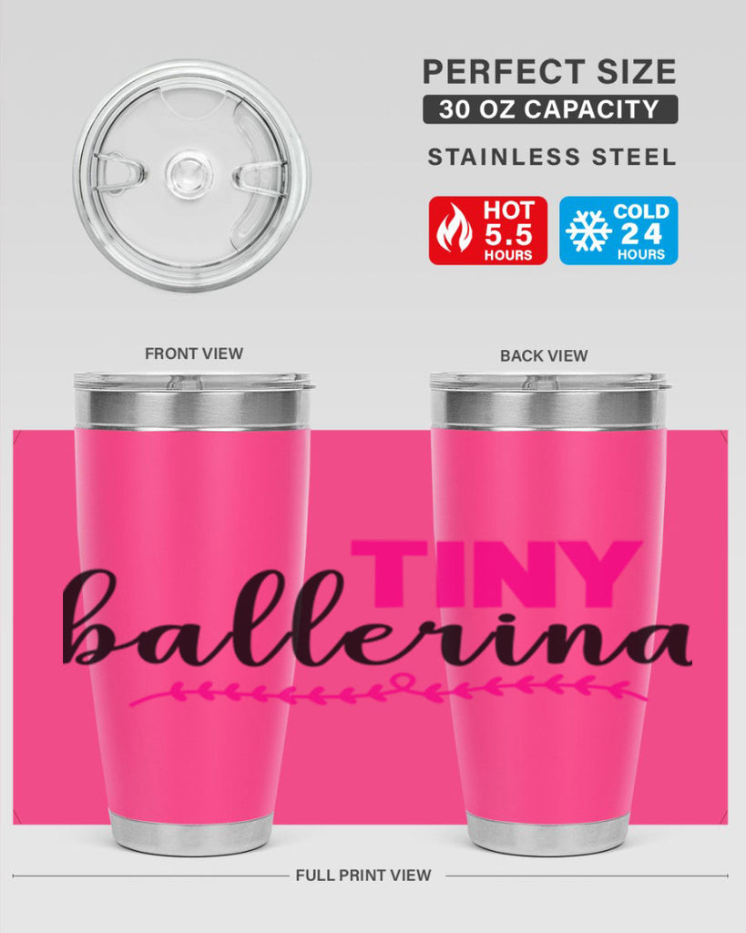 tiny ballerina 87#- ballet- Tumbler