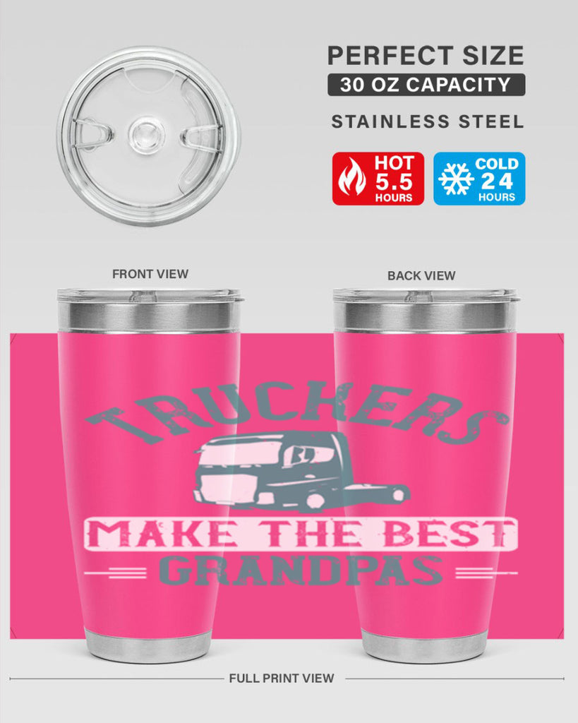 truckers make the best grandpas Style 12#- truck driver- tumbler