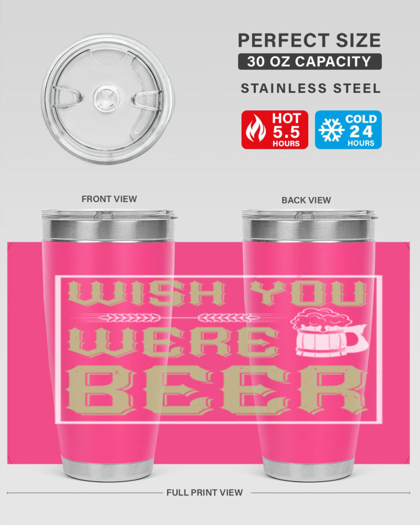 wish you were beer 2#- beer- Tumbler