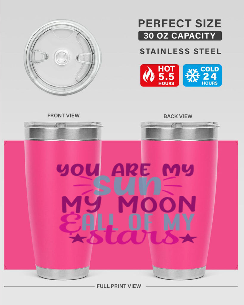 you are my sun my moon all of my stars 5#- family- Tumbler