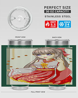 A beautiful and happy girl with kimono 104#- anime- Tumbler