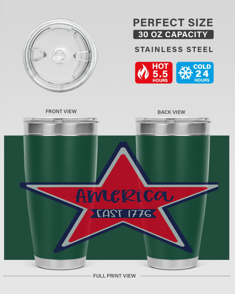 America East Style 144#- Fourt Of July- Tumbler