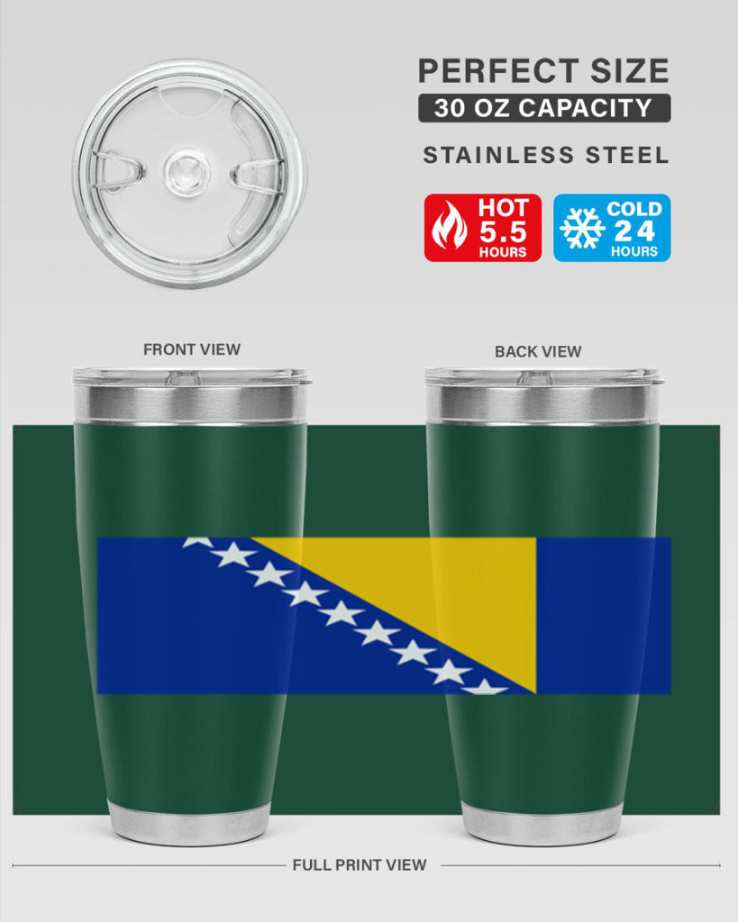 Bosnia and Herzegovina 176#- world flags- Tumbler