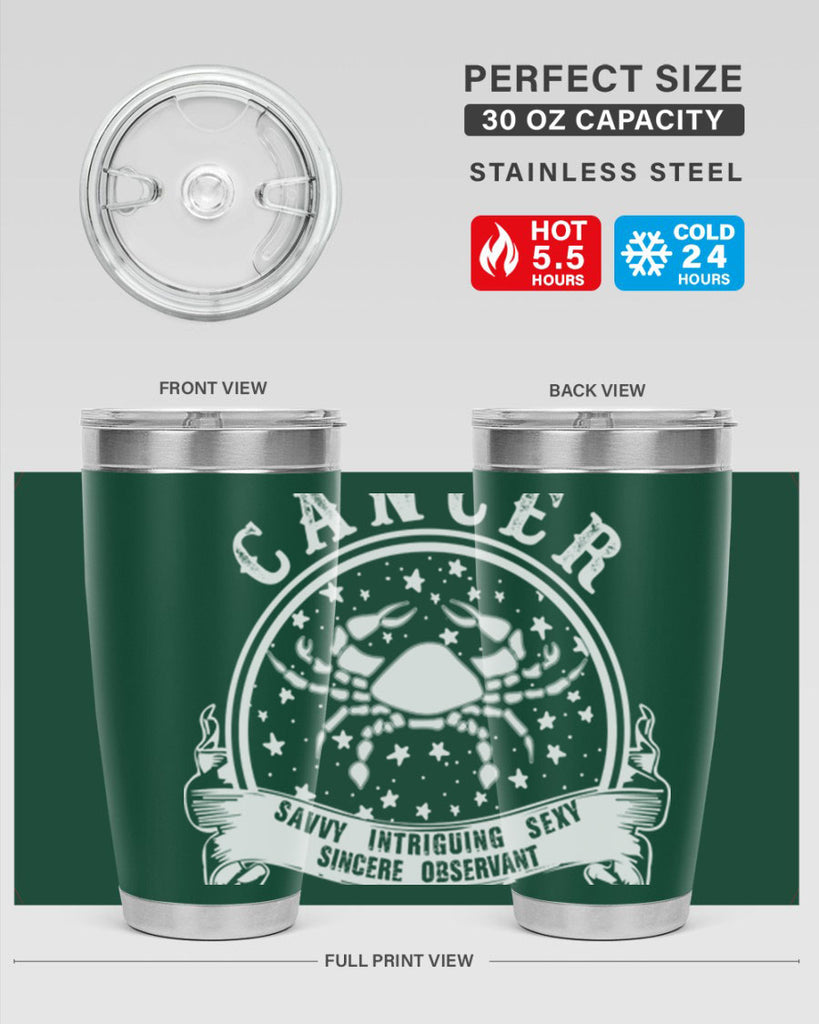 Cancer 14#- zodiac- Tumbler
