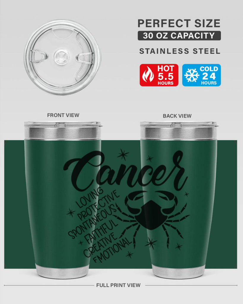 Cancer 151#- zodiac- Tumbler