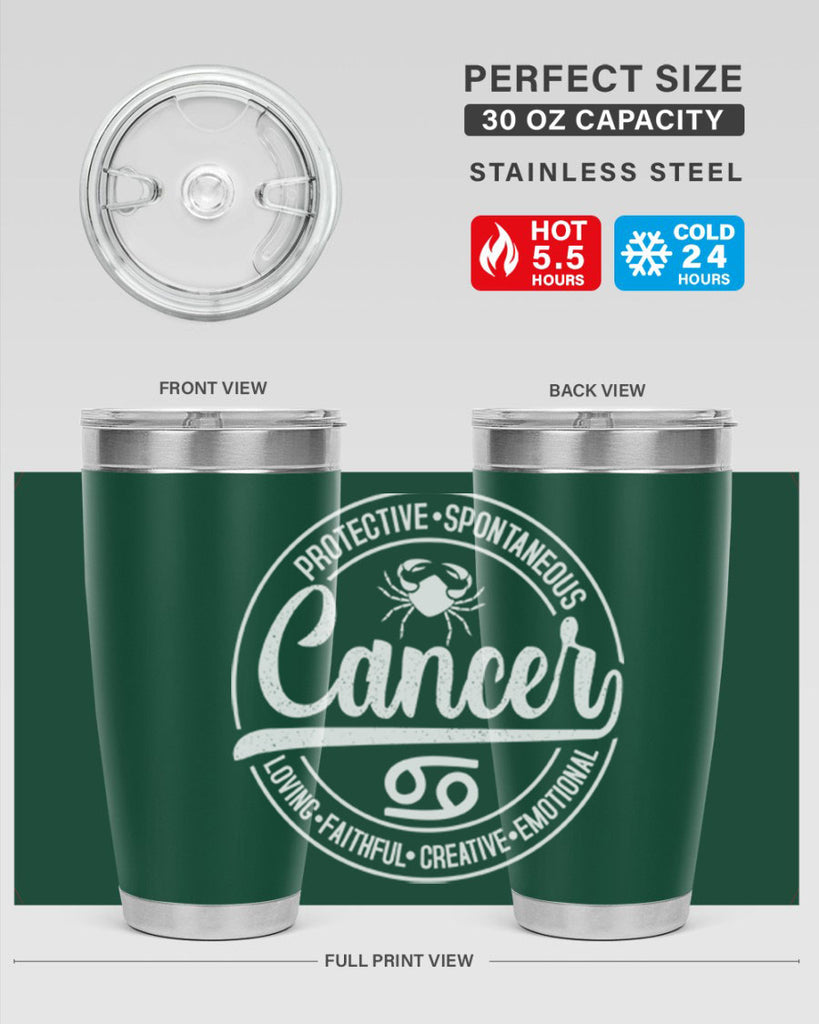 Cancer 154#- zodiac- Tumbler