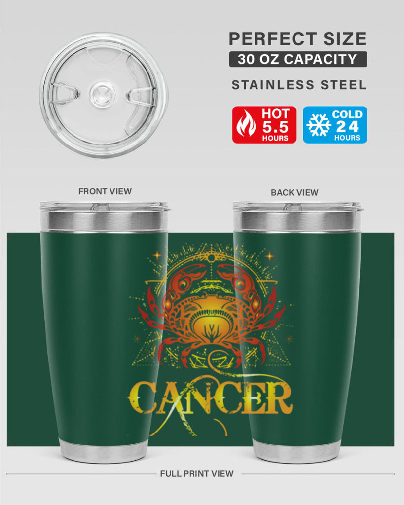 Cancer 163#- zodiac- Tumbler