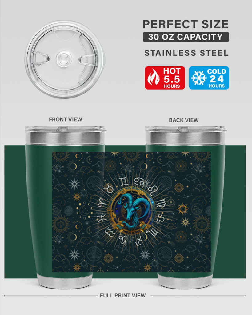 Capricorn Straight 184#- zodiac- Tumbler