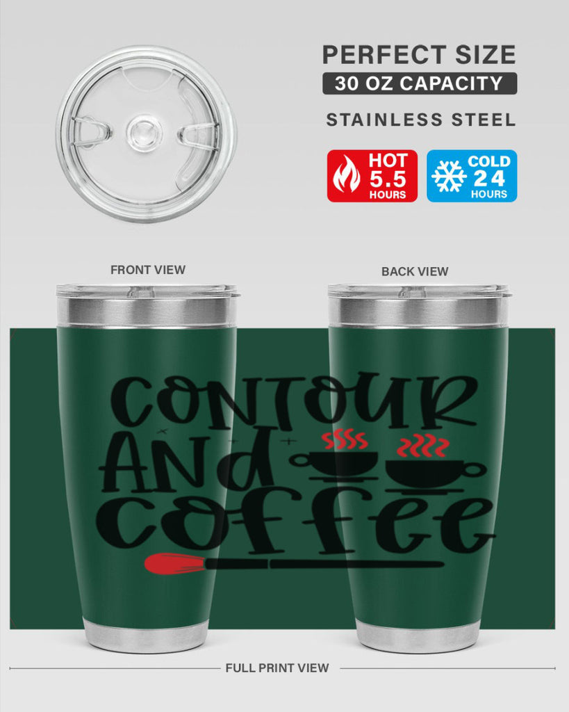 Contour And Coffee Style 242#- make up- Tumbler