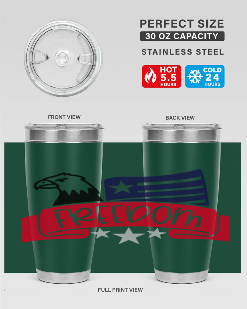 Freedom Style 147#- Fourt Of July- Tumbler