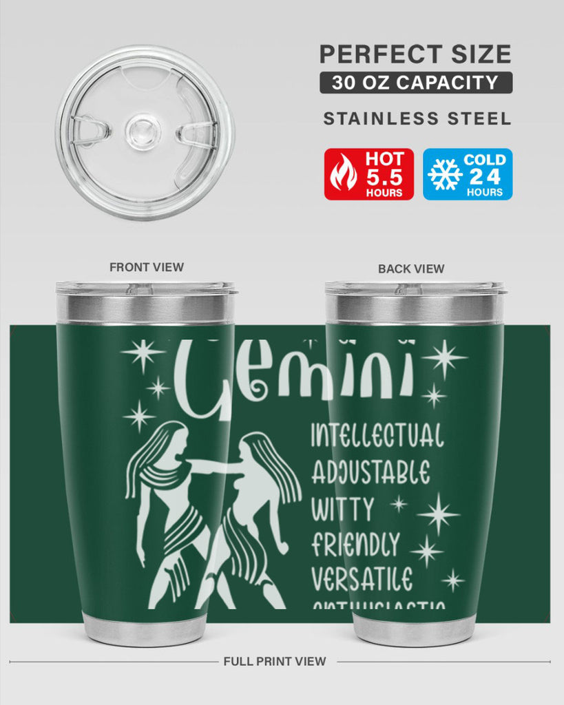 Gemini 221#- zodiac- Tumbler