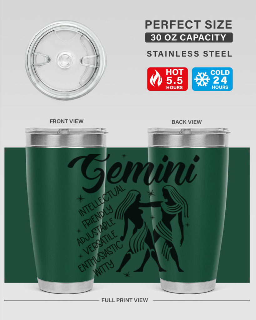 Gemini 223#- zodiac- Tumbler