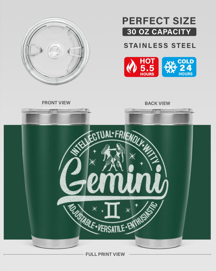 Gemini 226#- zodiac- Tumbler