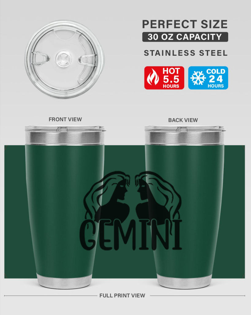 Gemini 227#- zodiac- Tumbler