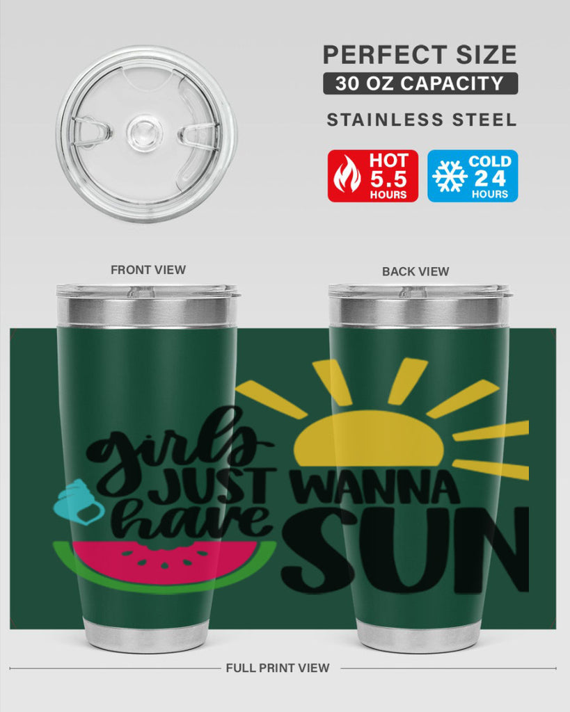 Girls Just Wanna Have Sun Style 44#- summer- Tumbler