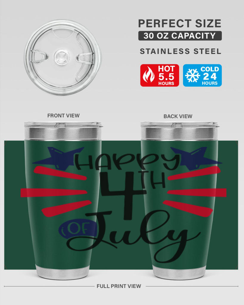 Happy th Of July Style 155#- Fourt Of July- Tumbler