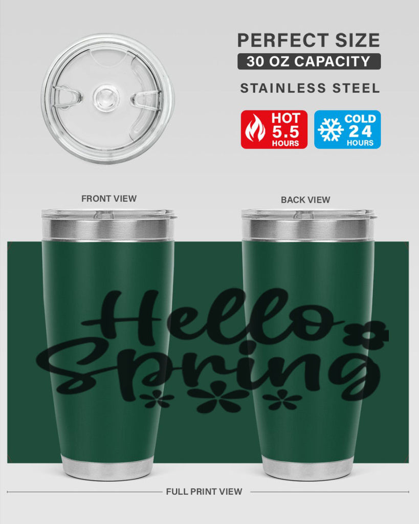 Hello spring  design 232#- spring- Tumbler
