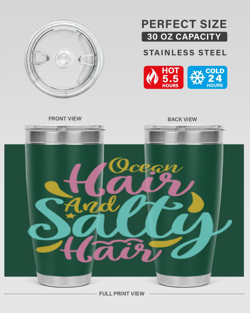 OCEAN HAIR SALTY HAIR Style 60#- summer- Tumbler