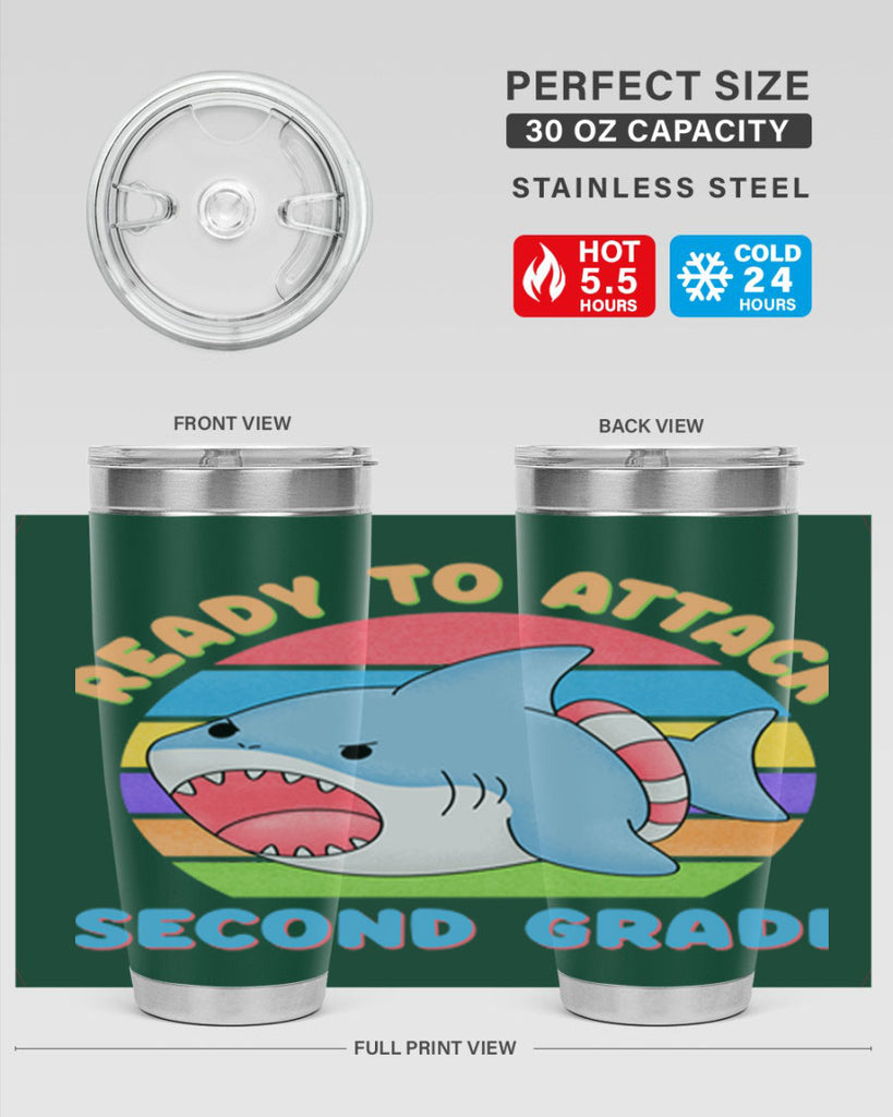 Ready to Attack 2nd Grade 19#- second grade- Tumbler