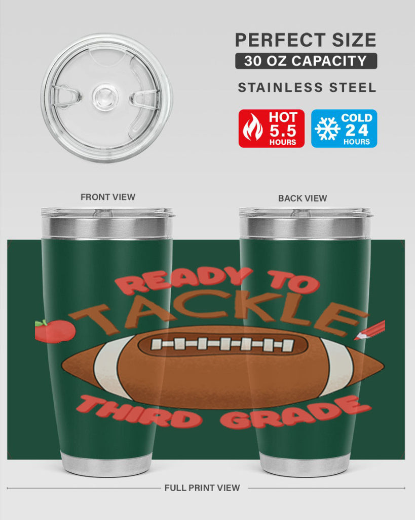 Ready to tackle 3rd Grade 22#- 3rd grade- Tumbler