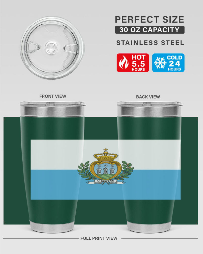 San Marino 48#- world flags- Tumbler