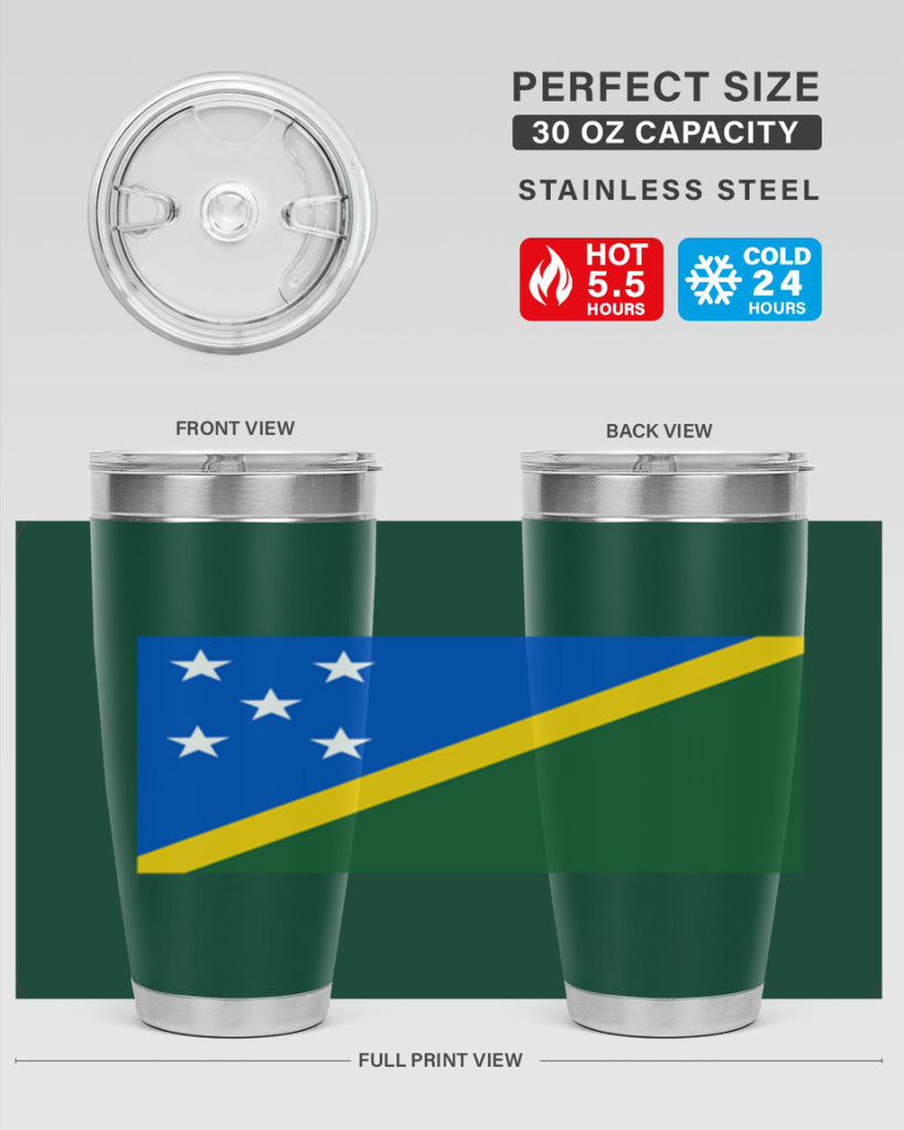 Solomon Islands 38#- world flags- Tumbler