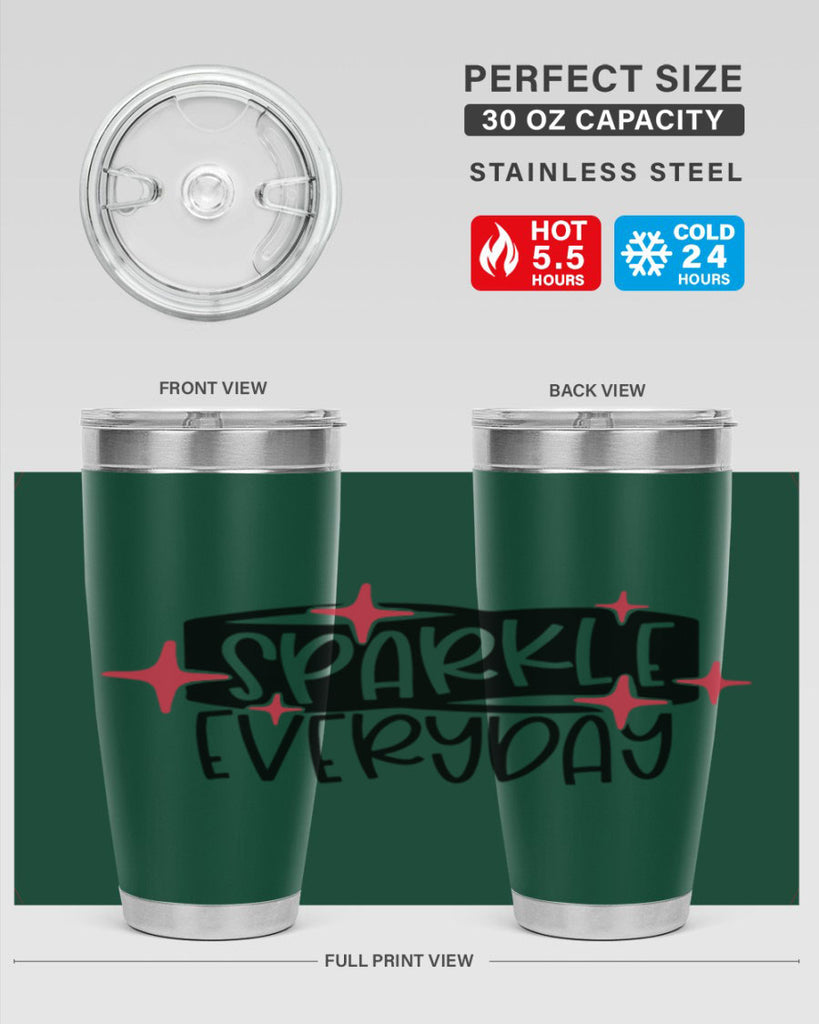 Sparkle Everyday Style 20#- make up- Tumbler