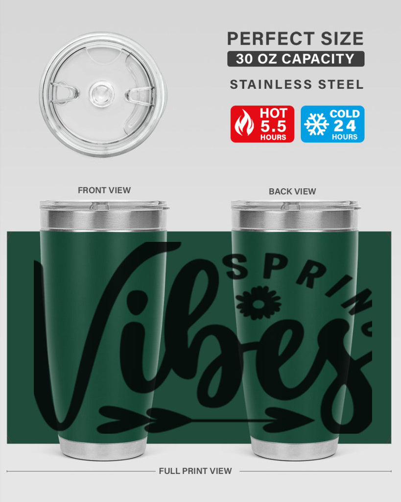Spring Vibes478#- spring- Tumbler