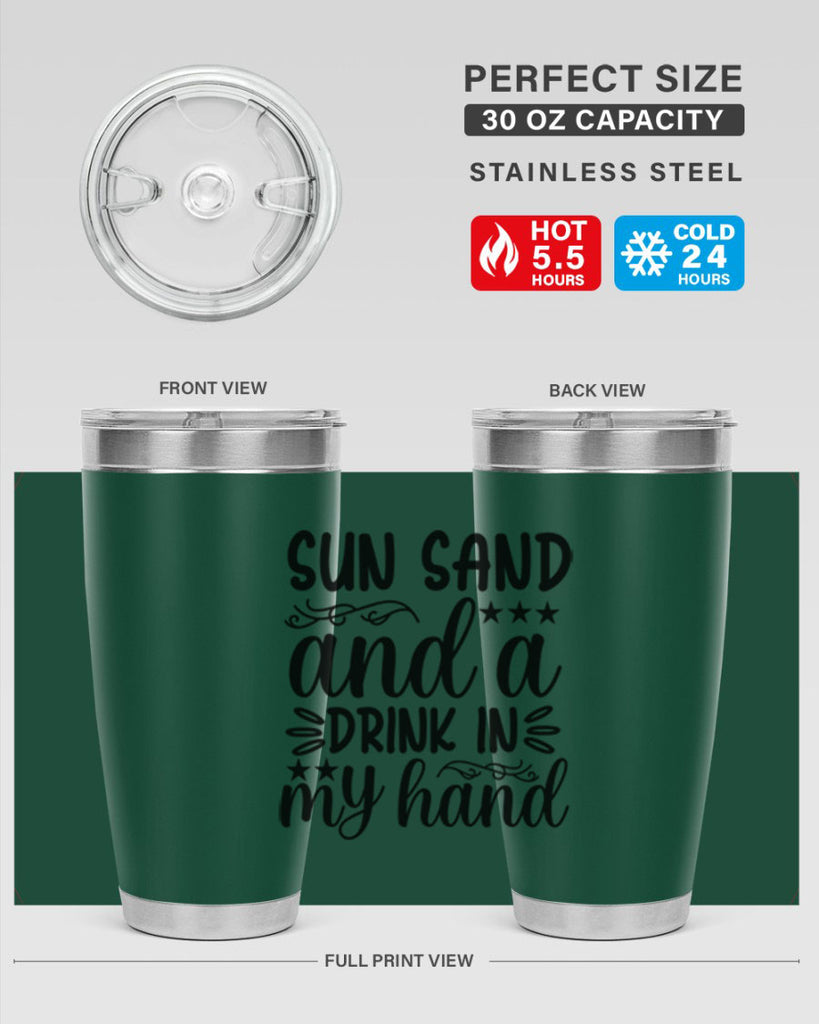 Sunsandandadrink 482#- zodiac- Tumbler