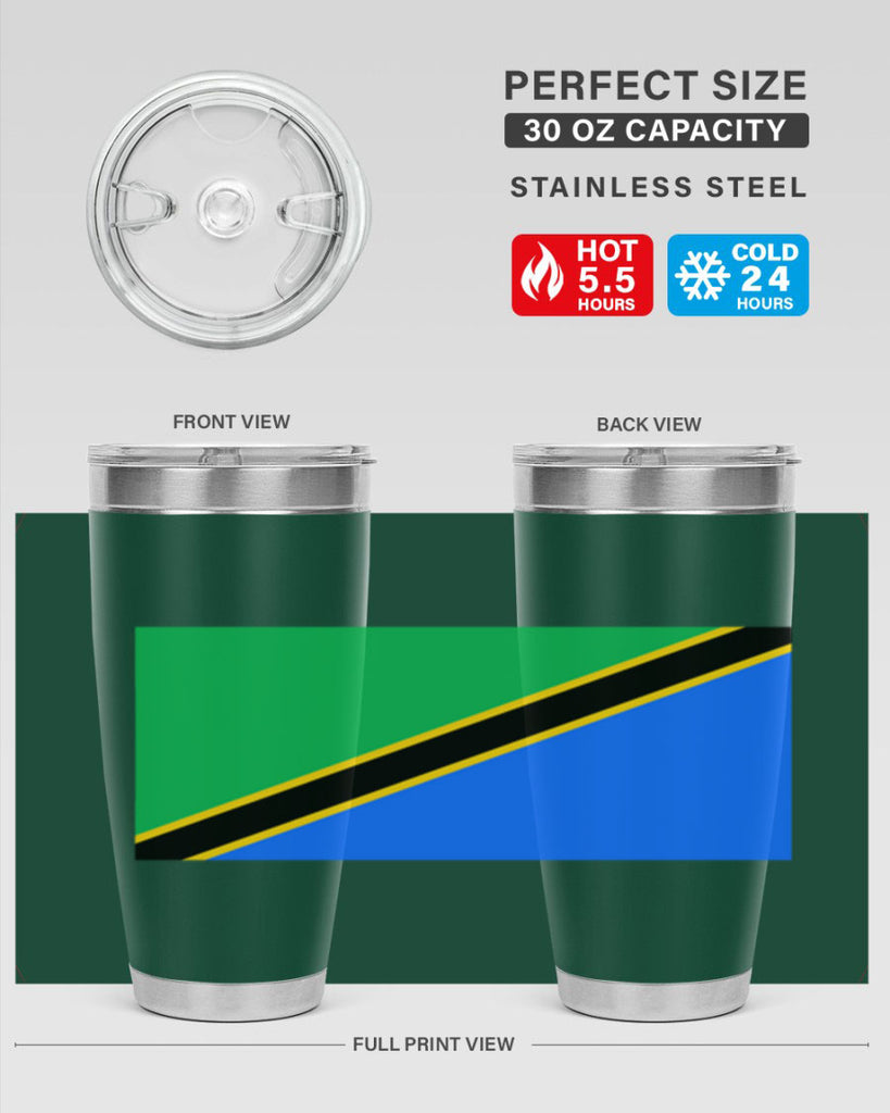 Tanzania 24#- world flags- Tumbler