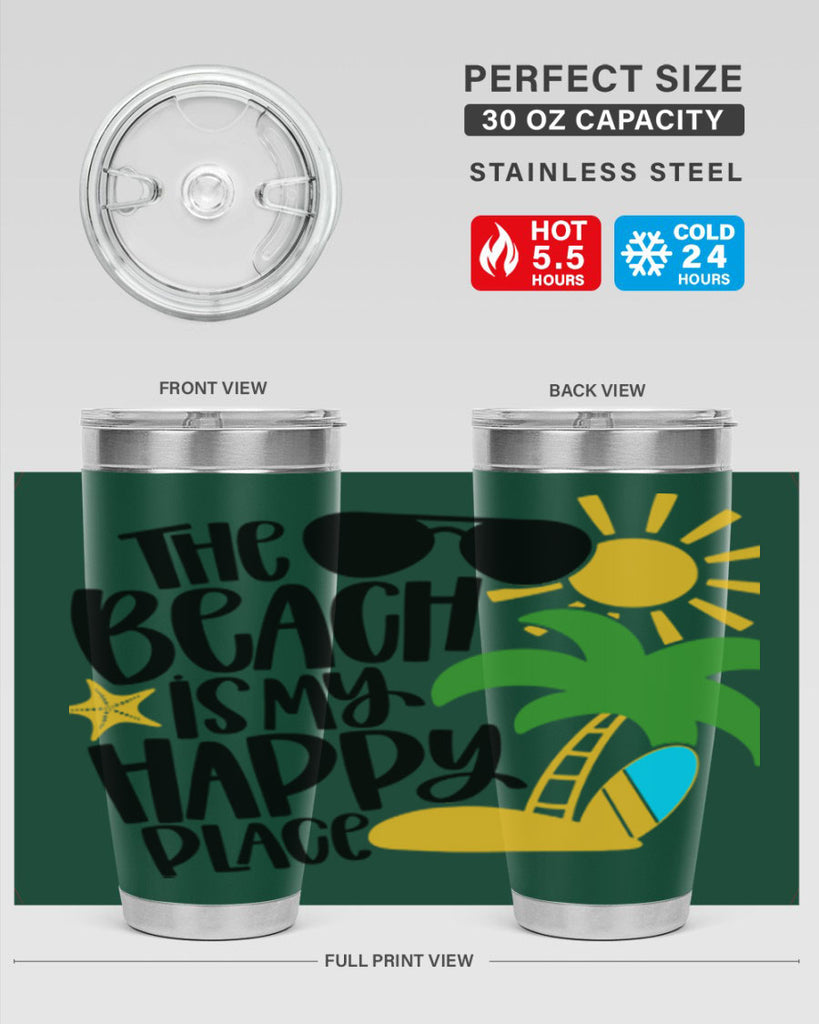 The Beach Is My Happy Place Style 12#- summer- Tumbler